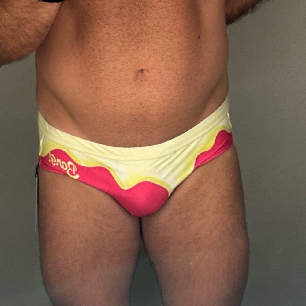 Bang! Miami Print Swim Briefs L - NWT